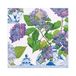Caspari Hortensia's en porseleinen papieren lunchservetten, 20 per verpakking