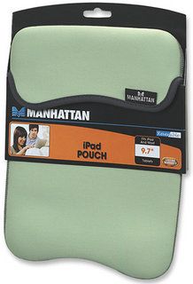 MANHATTAN iPad Pouch - 439510 - blauw/groen