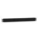 Waytex 37345 Bezem met kabeldoorvoer, 19 inch, 1U, hoofdband voor kast 19 inch, montage aan de voorkant, zwart