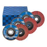 PFERD TOOLS 44698006 SET PVZ 125 CO-COOL Lamellenschijf Diameter 125 mm Boordiameter 22.23 mm Aluminium, Legering op kobaltbasis, Legering op nikkelbasis