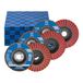PFERD TOOLS 44698006 SET PVZ 125 CO-COOL Lamellenschijf Diameter 125 mm Boordiameter 22.23 mm Aluminium, Legering op kobaltbasis, Legering op nikkelbasis