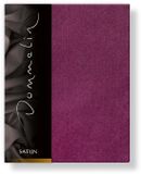 Dommelin Hoeslaken Uni Satijn 300TC Aubergine 160x200 cm