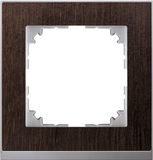 Schneider Electric Afdekraam M-Pure Decor 1V - Hout Wenge