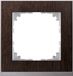 Schneider Electric Afdekraam M-Pure Decor 1V - Hout Wenge