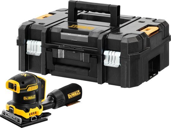 DeWalt DCW200NT 18V Li-Ion accu vlakschuurmachine body in TSTAK - 140 x 115mm - koolborstelloos