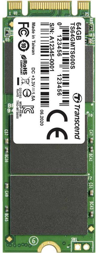 Transcend 64 GB SATA M.2 SSD 2260