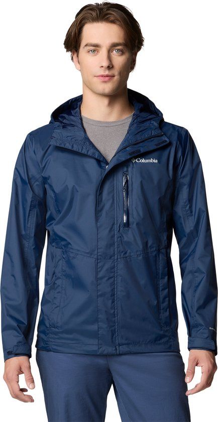 Columbia Pouring Adventure™ III Jacket Heren Outdoorjas - Collegiate Navy - Maat S