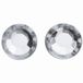 GLOREX P en D diamanten rond 6 mm kristal zelfklevend, plastic, zilver, 14,5 x 8,6 x 0,2 cm