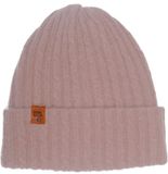 Stone Valley Dames Muts van 100% Wol in Oud Roze met Kabel Patroon