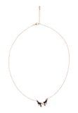 faina Collier Or Rose Bleu Marine