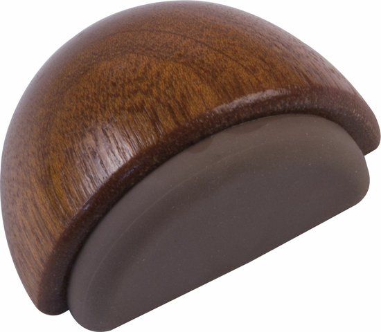 AMIG Deurstop/deurmagneet - D48 mm - zelfklevend - hout