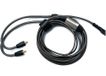 SYSTEM-S Audio-vervangingskabel 120 cm AUX 3,5 mm jack voor Sennheiser hoofdtelefoon AKG N5005 HD6XX IE 900