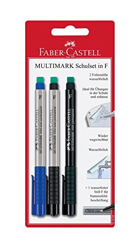 Faber-Castell Marker Multimark F, niet-permanent gesorteerd