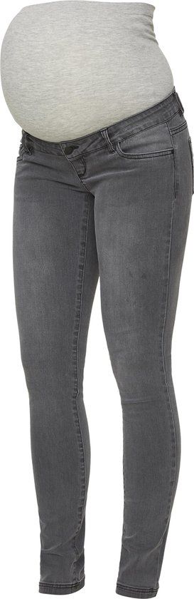 Mamalicious Lola Skinny Zwangerschapsjeans - Grijs - W27/L34