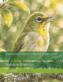 Bird Cross Stitch Pattern Collection: Wakatobi White-Eye