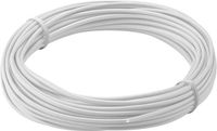 Goobay 10m Blanc 1x 0,14mm fil de cuivre isolé pour applications de loisirs - 10 mètres
