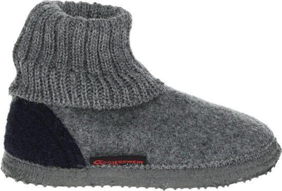 Giesswein KRAMSACH 10035 Meisjes Pantoffels Kinderpantoffels - Grijs - Maat 26