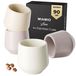 Ensemble de luxe de 4 tasses à expresso en céramique (80 ml)