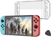 Merkloos Nintendo Switch Oled Hoesje Schokbestendig Bescherm Case Transparant