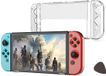 Merkloos Nintendo Switch Oled Hoesje Schokbestendig Bescherm Case Transparant