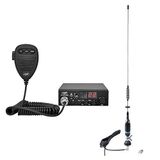 PNI HP 8000L ASQ Escort CB Radio Pack met PNI S75 CB antenne met kabel en vaste houder