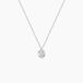 Collier Nid D'amour Or Blanc Diamant