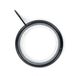 Merriway BH05502 Stille Gordijn Drapery Pole Rod Ring Vaste Oog Zwart Binnenafmeting 23mm, Set van 24 Stuk