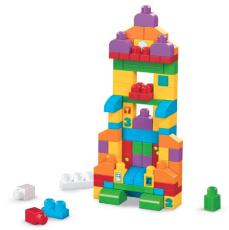 Mega Bloks Let's Get Learning! Speelgoedblokken multi 1 jaar
