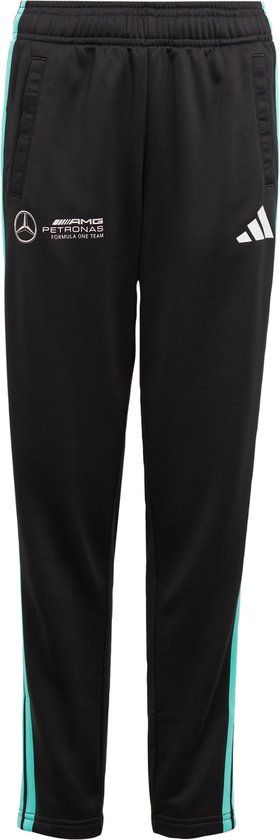 adidas Performance MERCEDES - AMG PETRONAS FORMULA ONE TEAM DNA BROEK - Kinderen - Zwart - Maat 140 - Unisex