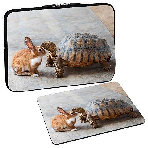 Pedea Design Tablet PC Case 17,3 inch + Mauspad rabbit and turtle