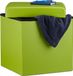 Merkloos Relaxdays Poef met opbergruimte - 40 liter - groen