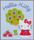 Vervaco Hello Kitty met appelboom Borduurpakket