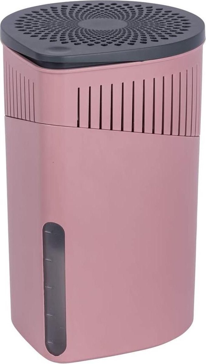 WENKO Luchtontvochtiger 1,6 Liter 15 X 23 Cm Roze/grijs