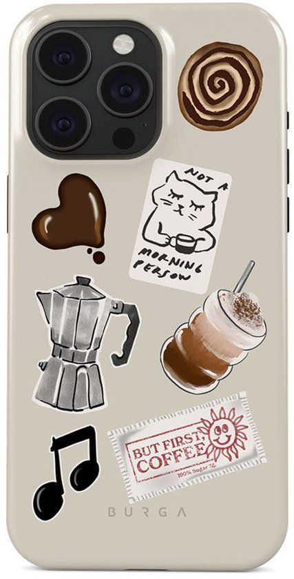 Burga Tough Backcover geschikt voor MagSafe geschikt voor iPhone 15 Pro - Oat Milk Please