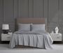 Linen Closet Katoen Lichtgrijs King Set Laken 4-delige Set