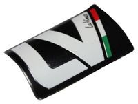 LeoVince Stickerembleem Onderdeel Carbon 78,8 x 53 mm voor LV-10 | Hittebestendig, OEM 206925R
