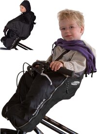 DERYAN BV Deryan Bike-a-way Jepp/Mini Fietsstoeltje - Zwart - Voorzitje