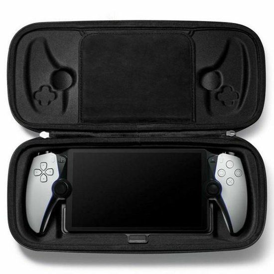 Spigen Rugged Armor Pro harde draagtas voor PlayStation Portal Remote Player, zwart, etui