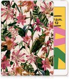 B2Ctelecom Apple iPad 10.2 Siliconen Hoesje Flowers