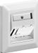 Delock Wandcontactdoos | voor 3 Keystone modules | 45° opening | wit (RAL9010)