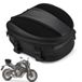 Sacoche de moto en similicuir, étanche, multifonctionnelle, 15 l, noir-0, L