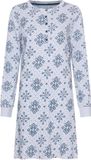 Rebelle Nachthemd Snowy Sparkles Katoen Grijs/Blauw Maat 36
