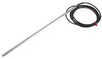 RS PRO PT100 weerstandsthermometer roestvrij staal Ø 6mm x 300mm, -50°C → +250°C, 2m kabel