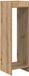 vidaXL Plantenstandaard Artisanaal eiken 30 x 30 x 100 cm bewerkt hout