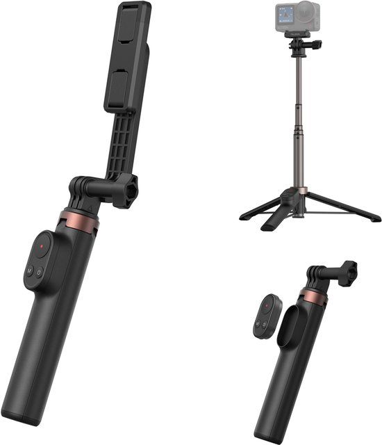 Telesin Vlog Selfie Stick voor GoPro, DJI en Smartphone - Met bluetooth remote