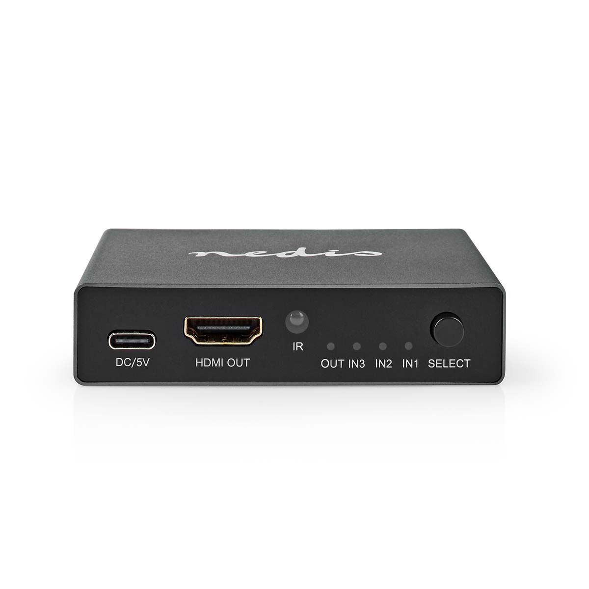 Nedis VSWI3493AT - 8K HDMI Switch - 3 Poorten - Antraciet