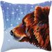Collection d'Art Kussen borduurpakket Winter animals