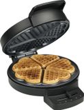 Princess 132378 Wafelijzer - 5 hartvormige wafels - 1000W - Regelbare thermostaat - Zwart