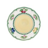 Villeroy & Boch French Garden Fleurence ontbijtbord, rond, porselein met zomerfruitmotieven, landelijke stijl, 21 cm