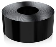 Bordure de jardin flexible en PE 10m x 10cm en noir